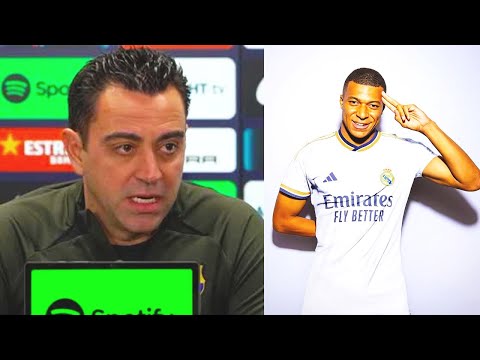 This is WHAT HAPPENED when XAVI got question about MBAPPE' transfer to REAL MADRID
