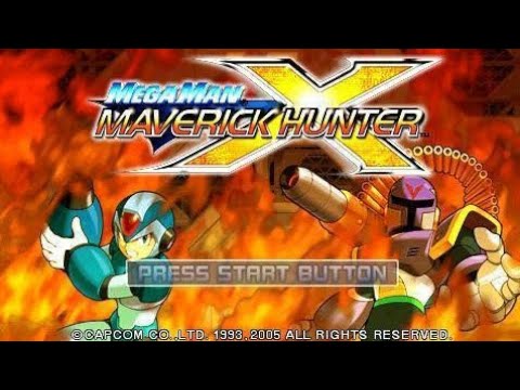 MegaMan Maverick Hunter X | 4K PSP LongPlay | God Mod | All Weapons And Armours Unlocked