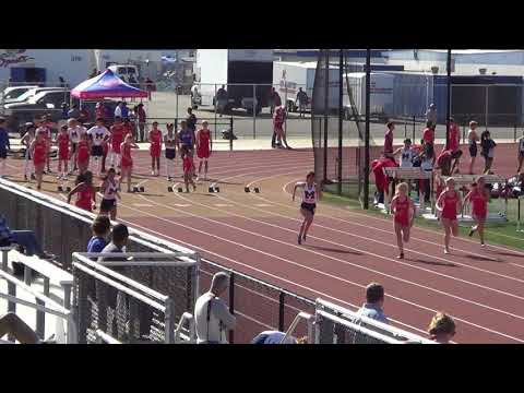 JVG 100m Heat 1 vs Marina 4-12-18 - Los Alamitos Girls