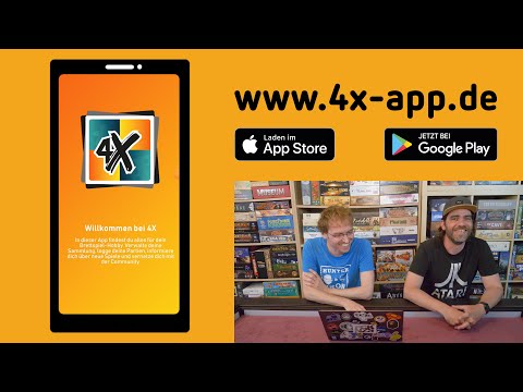 4x - Die Brettspiel-App - neue Version und Webseite