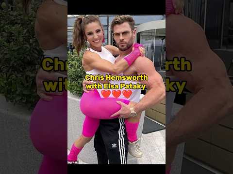 Elsa Pataky & Chris Hemsworth Cute moments #shorts #chrishemsworth #elsapataky #shortvideo