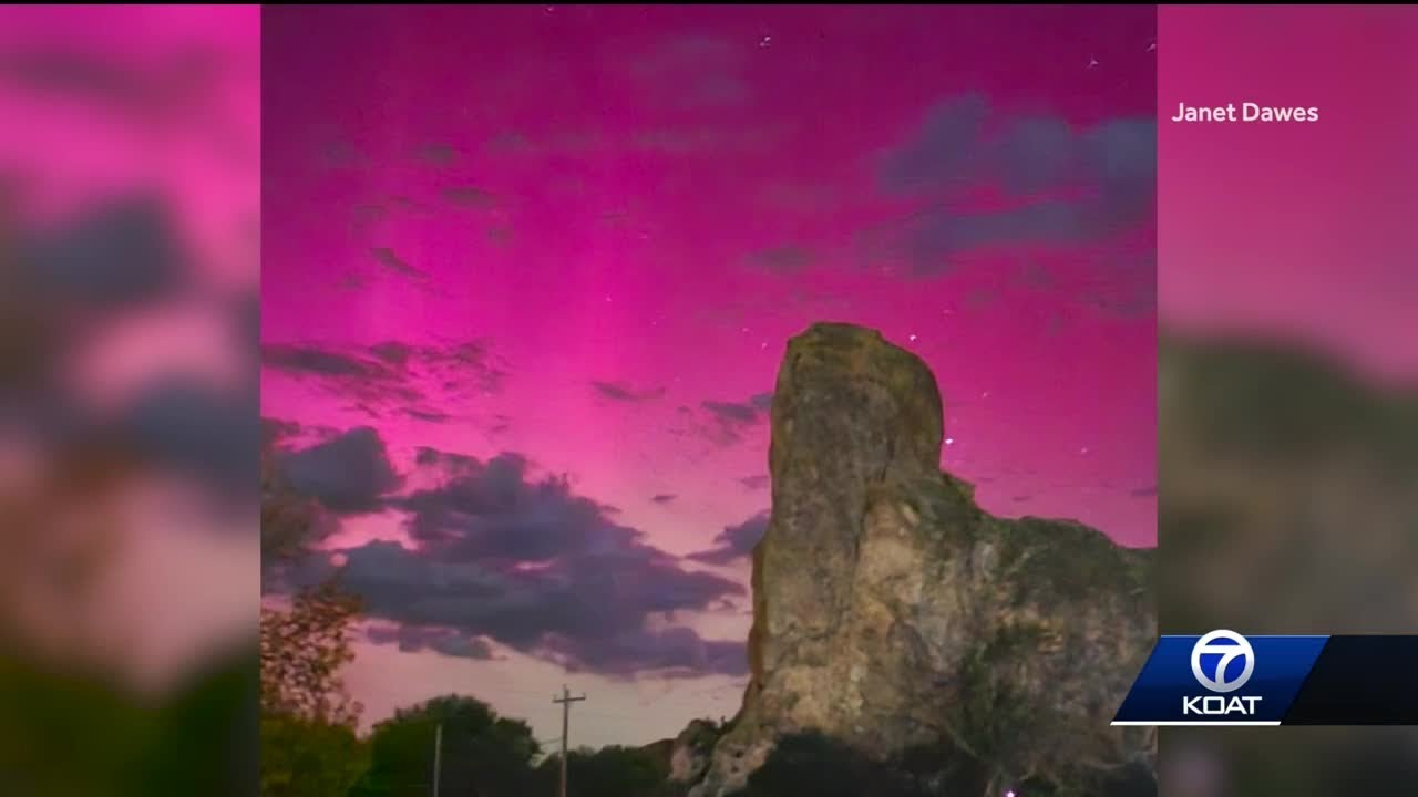 Northern lights seen across New Mexico and in Albuquerque