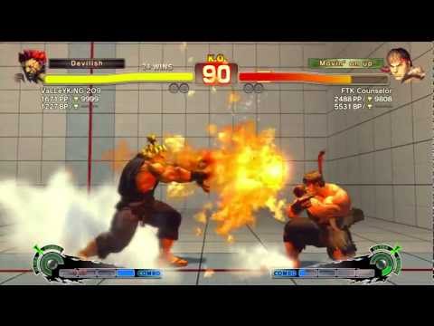 SSF4 AE 2012 - VaLLeYKING 209 (Akuma) Vs KaizenMaster (Ryu) - Casuals