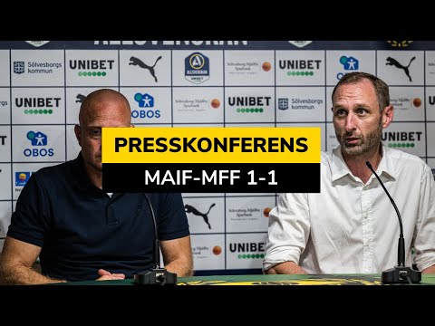 Presskonferens Mjällby AIF - Malmö FF