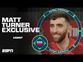 Matt Turner EXCLUSIVE! USMNT goalkeeper on fighting to start at Forest, Gio Reyna & MORE | ESPN FC