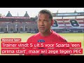 Fraser hoopt tegen PEC op eerste uitzege van het seizoen voor Sparta: 'Kan niet leven met een punt'