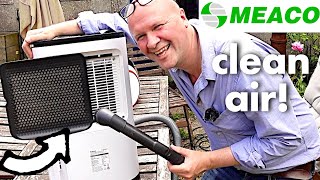 How I clean our Meaco dehumidifier filter!