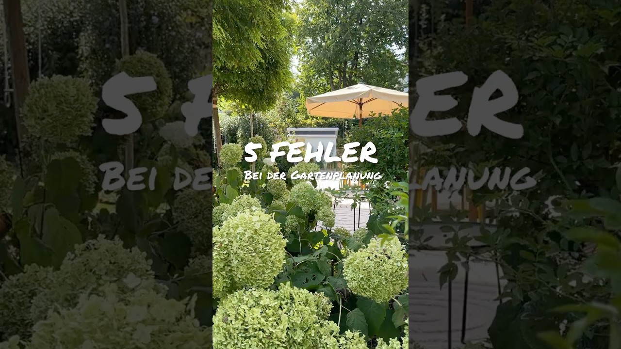 5 Fehler bei der Gartenplanung ❌- Fehler 3