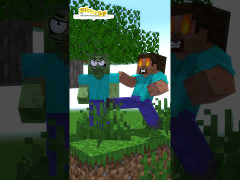 Father Son Craft - Steve was in a hurry - Minecraft Animation