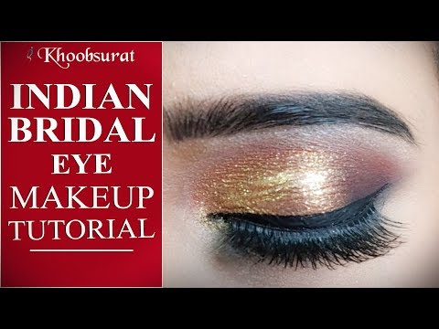 Indian Bridal Makeup | Eye Makeup Tutorial | Step By Step Eye Makeup | Pooja Goel
