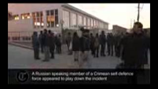 Ukraine crisis unidentified gunmen seen inside Crimea army base