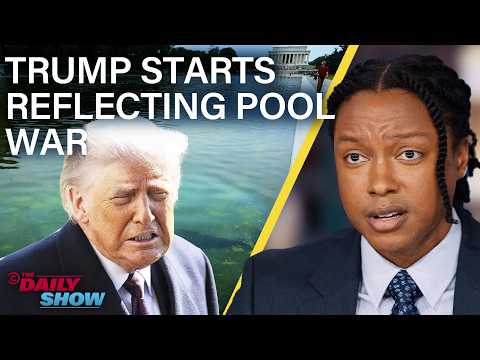 Trump Tries to Catch Reflecting Pool “Vandals” & Miami Gets a Scottish Takeover | The Daily Show