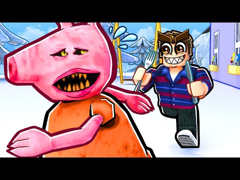ROBLOX HUNGRY PIG but I eat the pig