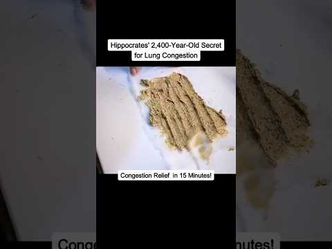 Ancient Cold Remedy: Mustard Plaster (2400 Years Old!)