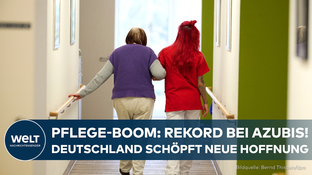 DEUTSCHLAND: Rekord in der Pflege! Über 60.000 neue Ausbildungsverträge abgeschlossen