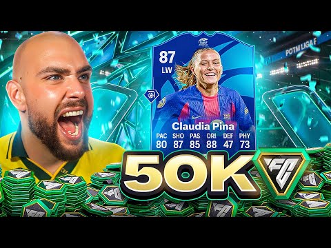 50K FC Points Decides My Team w/ POTM CLAUDIA PINA!