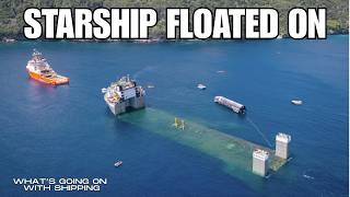 SpaceX Starship 40: The Process of Loading a Rocket at Sea
