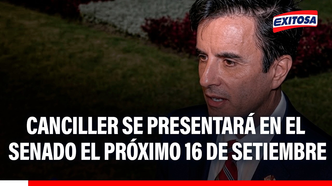 🔴🔵Canciller Carlos Espá se presentará ante el Senado el próximo 16 de abril
