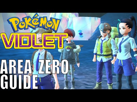 Pokemon Violet - Area Zero Walkthrough! Pokemon from the Future!