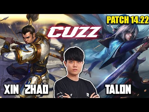 KDF Cuzz Dominating with Xin Zhao VS Talon | KR Challenger Patch 14.22