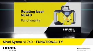 Нівелір лазерний ротаційний Nivel System NL740R Digital