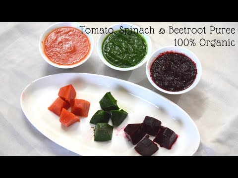 Tomato Puree| Spinach Puree | Beetroot Puree| Homemade Puree | Basic Puree - Food Connection