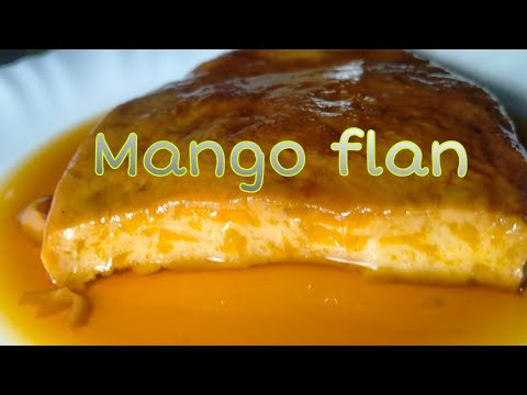 How to make Mango Flan/No Steam No Bake and easy to make Mj's Lutong bahay #34