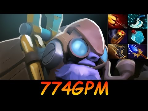 Dota 2 Tinker 774GPM Top MMR Full Game