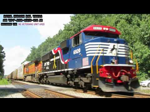 NS 6920 (Honoring our Veterans) Unit leads AY-1 By Snake Hill RD in Ayer, MA 8/17/15