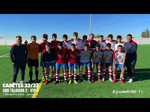 CADETES J3ª 22/23 🎥 RESUMEN GOLES, PARADAS EMD TALAVERA 2 - ATLETICO PUEBLONUEVO 3 (5/11/22)
