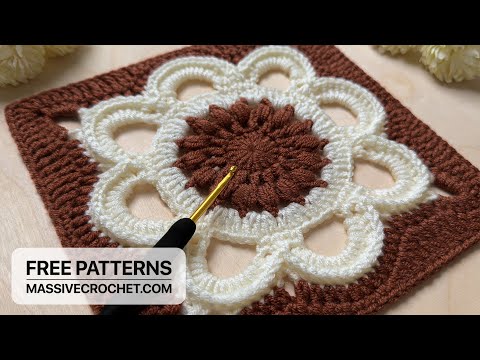 Crochet an AMAZING & EASY Granny Square! 😮 😍