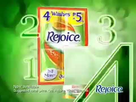 NEW! REJOICE QUATRO SACHET (4 WASHES) TVC 2011 15's