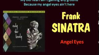 Angel Eyes Frank Sinatra   with Lyrics