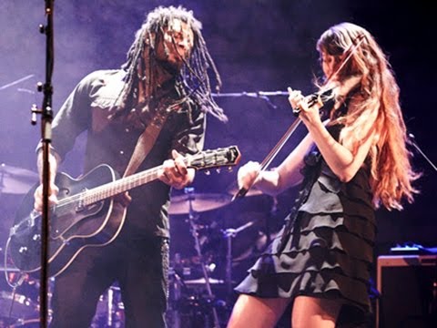 Electric Violin and guitar improvisation : Eric McFadden & Stephanie Valentin