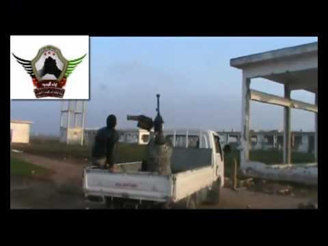 التصدي للطيران الحربي من قبل كتيبة الشهيد عبد الهادي عكاري في ريف حمص الشمالي