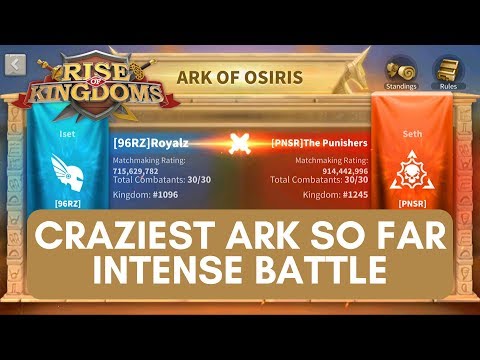 96RZ vs PNSR in Ark of Osiris - very close match - First Ark with the new team - Rise of Kingdoms