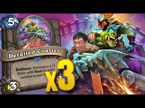 A Rollercoaster of Emotions! Derailed Coaster x3!