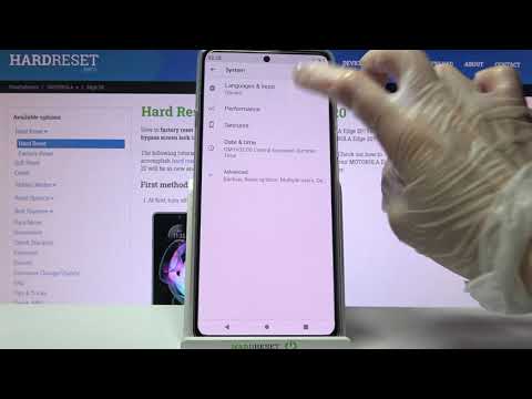 How to Switch On / Off Automatic Text Correction in Motorola Edge 20 - Manage Predictive Text