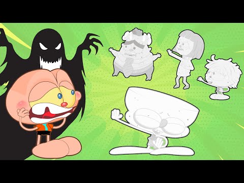 Mongo and Drongo in EVERYONE'S BECAME A STATUE!