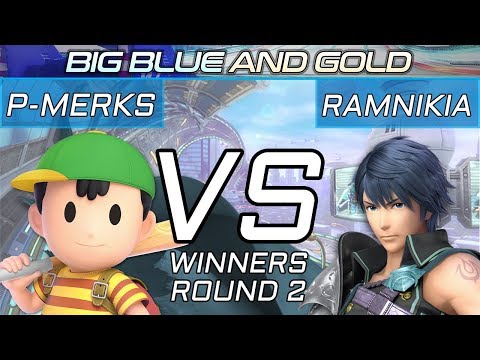 P-Merks (Ness) vs Ramnikia (Chrom) - Big Blue and Gold #3 - Smash Ultimate WR2