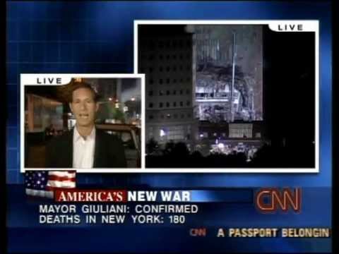 CNN 9/11 LIVE TV Coverage (9/16/01) 7:45 P.M - 8:00 P.M