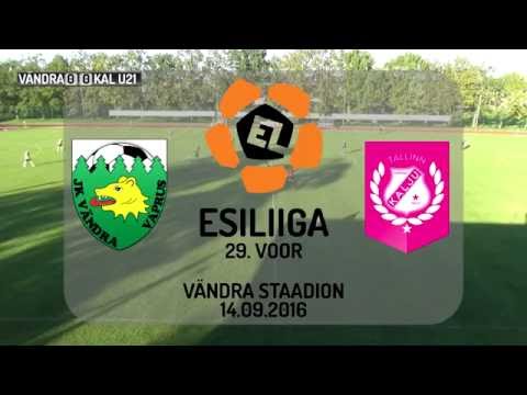 29. voor: Vändra JK Vaprus - Nõmme Kalju FC U21 3:1 (1:1)