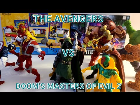 Avengers Stop Motion | The Avengers vs Doctor Doom's Masters of Evil Part 2