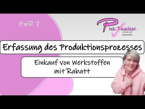 Einkauf von Werkstoffen mit Rabatt