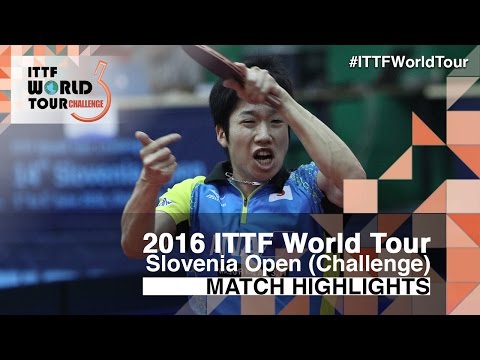 2016 Slovenia Open Highlights: Jun Mizutani vs Yuto Muramatsu (1/4)