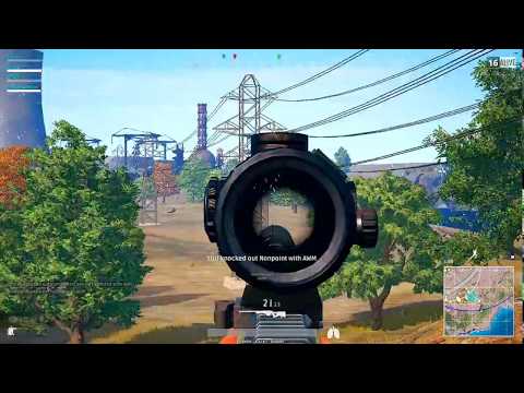 500m Heashots - AWM Silenced is a BEAST! Player Unknown's Battlegrounds