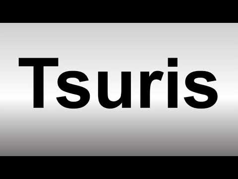 How to Pronounce Tsuris