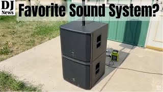 Video thumbnail for Is This My New Favorite Sound System? Sound Demo with Electro-Vocie EKX 12p Top and 15SP Subwoofers by discjockeynews
