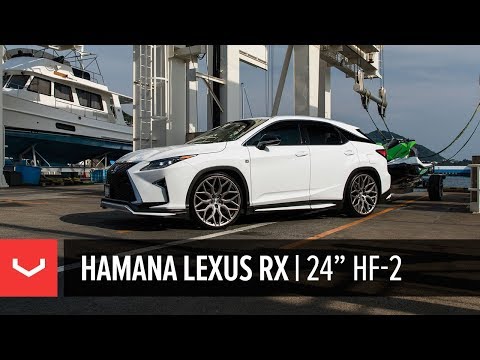 Lexus RX F-Sport | Hamana Japan | Vossen 24" HF-2 Wheels