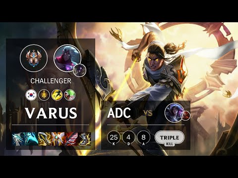 Varus ADC vs Kai'Sa - KR Challenger Patch 11.4